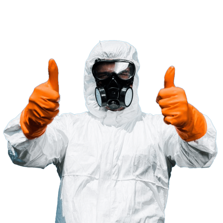 Pest Eliminator Thumbing Up