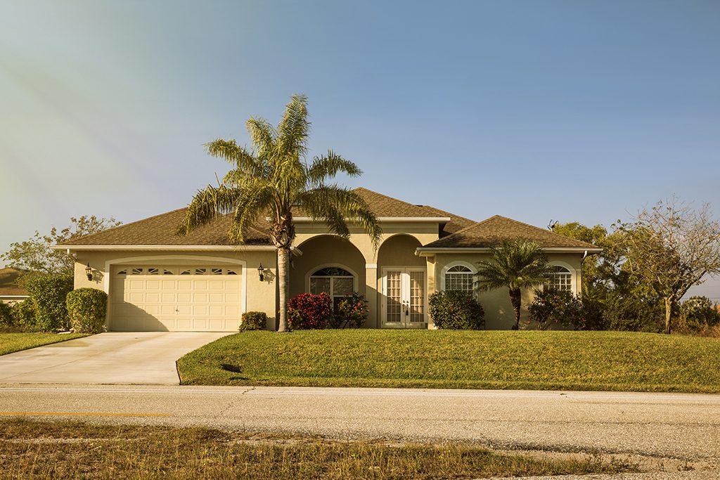 House in Florida Front View